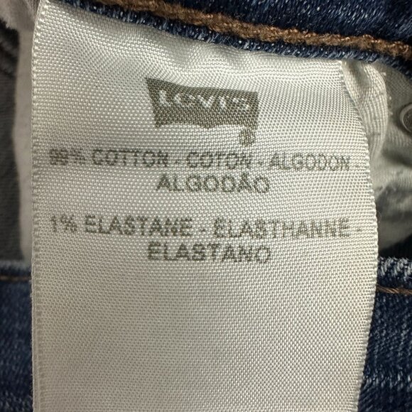 Levi's 505 Straight Leg Womens Blue Jeans Size 10 Distressed Denim - Picture 4 of 9